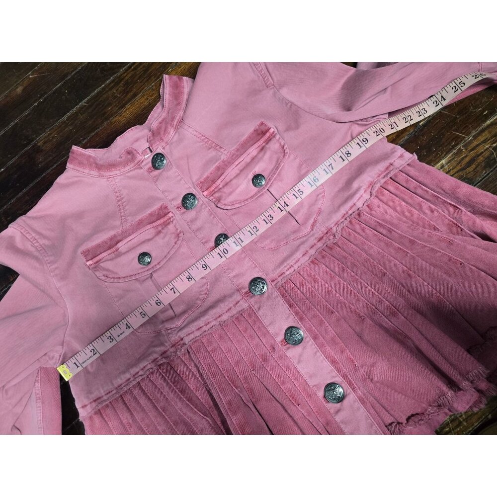 Free People Cassidy Jacket Military Romantic Grunge Large - Picture 10 of 15